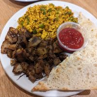Scramble and potatoes at Webster's Cafe in State College