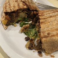 100 years of solitude: tofu, baked beans, potatoes  at Webster's Cafe in State College