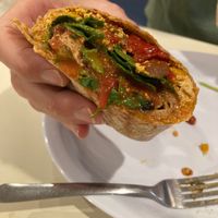 House on Mango Street: scrambled tofu, fajita veggies, and salsa at Webster's Cafe in State College