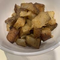 Roasted potatooes  at Webster's Cafe in State College