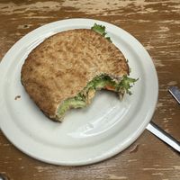 Hummus flatbread thing   at Webster's Cafe in State College