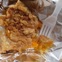 Vegan peach pie at Webster's Cafe in State College