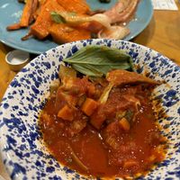 Caponata with artichokes   at A Casa di Francesco in Palermo