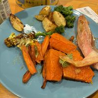 Seasonal veg perfectly cooked   at A Casa di Francesco in Palermo