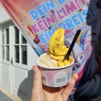 Birne und Mango at JOHO Eis in Zingst