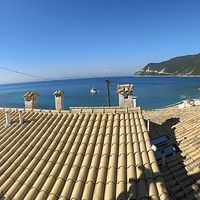 The view from our table   at T' Agnantio in Nikitas