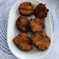 Zucchini balls at T' Agnantio in Nikitas