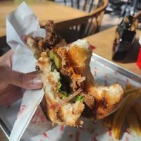 Vegan burger at Grandinos in Izmir