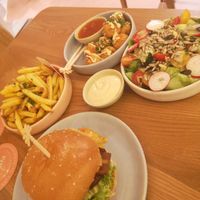 Vegan menu at Hulala in Dusseldorf