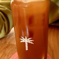 Peach ice tea at Hulala in Dusseldorf