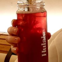 Pomegranate ice tea at Hulala in Dusseldorf