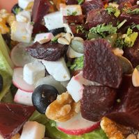 Vegan feta   at Hulala in Dusseldorf