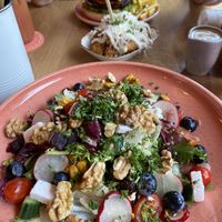 Lunch special plus cheesy tots  at Hulala in Dusseldorf