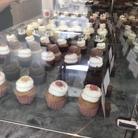 Their cupcake selection the day I visited.  at Kelly's Bake Shoppe in Oakville