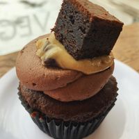 Brookie Cupcake  at Kelly's Bake Shoppe in Oakville