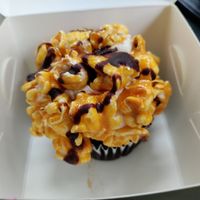 Caramelized popcorn cupcake! at Mister Nice Guy's Bakeshop in Ascot Vale