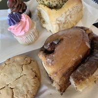 Macadamia nut cookie wasn’t dry and so big winner  at Mister Nice Guy's Bakeshop in Ascot Vale