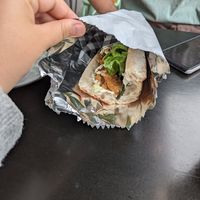 Schnitzel sub at Mister Nice Guy's Bakeshop in Ascot Vale