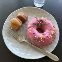 Homer donut and donut holes   at Mister Nice Guy's Bakeshop in Ascot Vale