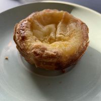 Vegan Portuguese tart. I never thought it existed! And boy was it delicious 😋😋😋  at Mister Nice Guy's Bakeshop in Ascot Vale