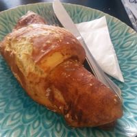 Pretzel dog at Mister Nice Guy's Bakeshop in Ascot Vale