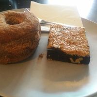 Bronut and peanut butter brownie at Mister Nice Guy's Bakeshop in Ascot Vale