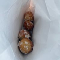 Fresh donut holes at Mister Nice Guy's Bakeshop in Ascot Vale