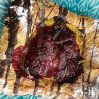 cherry custard danish at Mister Nice Guy's Bakeshop in Ascot Vale
