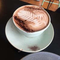 Hot chocolate  at Mister Nice Guy's Bakeshop in Ascot Vale