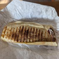 Falafel wrap ( ask for vegan friendly) at Snack Shack in Tobermory