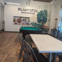 There is a pool table! at Plantiful Superfoods - Capitol Hill in Seattle
