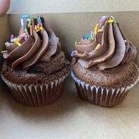 Chocolate birthday cupcakes at Sweet Theory Baking Co. in Jacksonville
