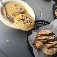 Biscuits and gravy   at Sweet Theory Baking Co. in Jacksonville