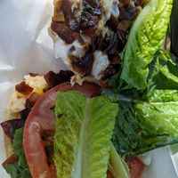 Deconstructed Biscuit sandwich at Sweet Theory Baking Co. in Jacksonville