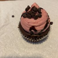 Chocolate raspberry GF cupcake  at Sweet Theory Baking Co. in Jacksonville