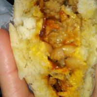 delicious vegan biscuit sandwich at Sweet Theory Baking Co. in Jacksonville