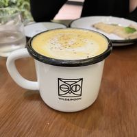 Golden latte  at Wild & The Moon in Doha