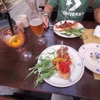 8€ for a piece of Bruschetta at La Casa Della Bruschetta in Vieste