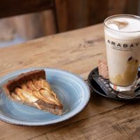 Apple pie  at MegaRawBar in Mallorca