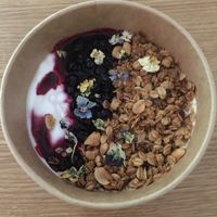 Granola breakfast bowl   at Plantonia Aparthotel in Krakow