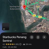   at Starbucks in Penang