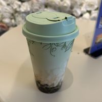 Coco milk tea with boba pearls 5,90€ (+0,90 oat milk)  at Tea Plus in Vienna