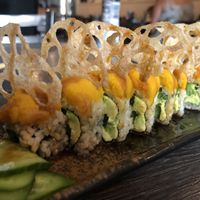 Pumpkin roll  at Rice in Manhattan Beach