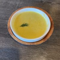 Corn soup  at Rice in Manhattan Beach