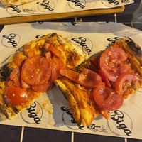 The “rustica” without cheese - vegan!  at Biga Genio e Farina in Palermo