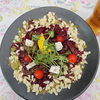 Rote Beete Carpaccio - so lecker? at Carmen in Miedzyzdroje