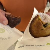 The vegan pastry with pistachio was amazing!  at Martinucci Laboratory in Lecce