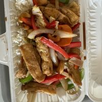 Vegan Cashew Stir Fry with Tofuu  at Thai Express in Guelph