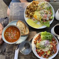 Soup of The day, Benny, and Mexican Fiesta  at Stillfood Bistro & Cappuccino Bar in Penticton