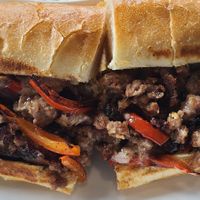 Philly cheesteak sandwich at Stillfood Bistro & Cappuccino Bar in Penticton